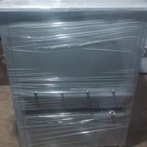 stainless steel commercial water cooler with four taps for school and factory drinking water supply